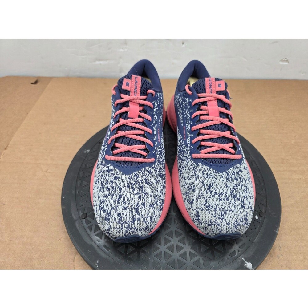 Brooks Launch 6 Womens Running Shoes Blue Pink 1202851B422 Size 8.5 - Picture 2 of 16